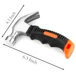 Stubby Claw Hammer with Shock Absorbing Handle