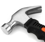 Stubby Claw Hammer with Shock Absorbing Handle