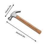 Personalized Laser Engraved 12.6-Inch Claw Hammer