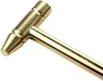 6-in-1 Mini Brass Hammer with Screwdriver Tool