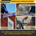 18oz Tinner's Hammer with Shock Reduction Grip