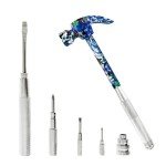 6-in-1 Floral Hammer and Screwdriver Multitool