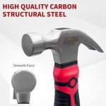 HOUSERAN 12oz Small Claw Hammer for DIY