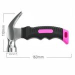 Mini 8oz Pink Claw Hammer with Shock Grip