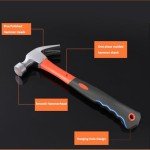 3-Pack 16oz Claw Hammer Set with Fiberglass Handle