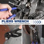 WORKPRO Adjustable Pliers Wrench Set, 7 & 10-Inch
