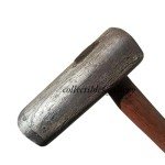 Dog Head Hammer for Blacksmithing - Black/Silver