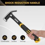 DESHIL 22 oz Fiberglass Claw Hammer - Smooth Face