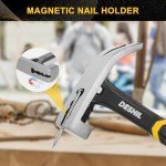 DESHIL 22 oz Fiberglass Claw Hammer - Smooth Face