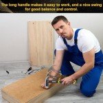 DESHIL 22 oz Fiberglass Claw Hammer - Smooth Face