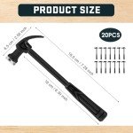 20 Mini Plastic Hammers for Craft and DIY