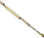 Gold Mini Brass Hammer with Screwdriver – 6 in 1