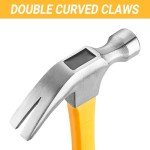 DEKOPRO 16 OZ Fiberglass Claw Hammer