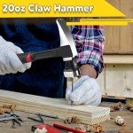 20oz Magnetic Claw Hammer with Ergonomic Handle