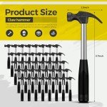 40-Pack Mini Hammers for Kids and Home Use