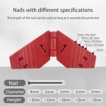 Hammering Tool Holder with Finger Protection Guide