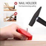 Hammering Tool Holder with Finger Protection Guide