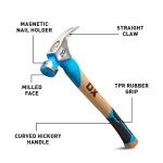 OX Tools Pro 20oz Curved Hickory Handle Hammer