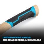 OX Tools Pro 20oz Curved Hickory Handle Hammer