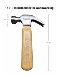 11 OZ Mini Claw Hammer with Wood Handle