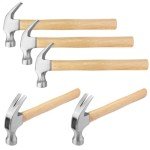 5 Pack 26 oz Claw Hammer Set with Handle