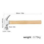 5 Pack 26 oz Claw Hammer Set with Handle