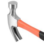 28oz Forged Steel Claw Hammer with Non-Slip Grip