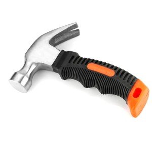 Small Claw Hammer with Shock-Absorbing Handle
