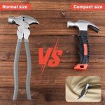 LEONTOOL 8 oz Mini Claw Hammer in Teal