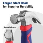 WORKPRO 8 oz Fiberglass Claw Hammer with Grip