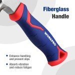 WORKPRO 8 oz Fiberglass Claw Hammer with Grip