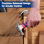 WORKPRO 8 oz Fiberglass Claw Hammer with Grip