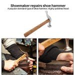 Wood Handle Shoe Repair Hammer for Leather Work