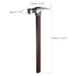 Harfington 25oz Claw Hammer with Anti-Vibration Grip