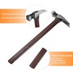 Harfington 25oz Claw Hammer with Anti-Vibration Grip