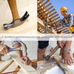 Harfington 25oz Claw Hammer with Anti-Vibration Grip