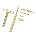 DOITOOL 2-Pack Mini Titanium Jewelry Hammers with Screwdrivers