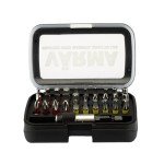 31-Piece Color-Coded Bit Set with Ratchet Tools