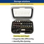 31-Piece Color-Coded Bit Set with Ratchet Tools