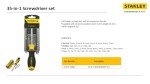 Stanley 35-Piece Screwdriver Set