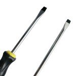 Ergonomic Flat Head Screwdriver Set with Magnetic Tips