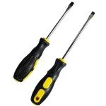 Ergonomic Flat Head Screwdriver Set with Magnetic Tips