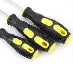 Ergonomic Flat Head Screwdriver Set with Magnetic Tips