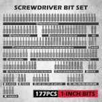 Precision 260-Piece Screwdriver Bit Set with Holder