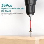 YOSIGHT 35-Piece Drill and Driver Bit Set