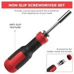 77-Piece Precision Screwdriver Bit Set with Magnetizer