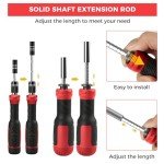 77-Piece Precision Screwdriver Bit Set with Magnetizer