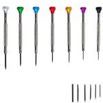 Color-Coded Precision Screwdriver Set for Watch Repair