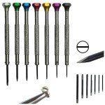 Color-Coded Precision Screwdriver Set for Watch Repair