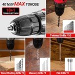 DEKOPRO 20V Cordless Drill Tool Kit Set